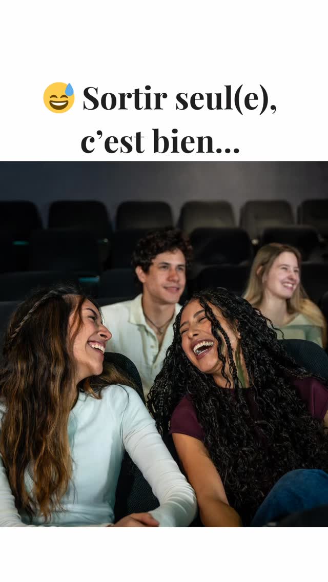 😅 Sortir seul, c’est bien… mais à deux c’est mieux.
🎭 Une pièce de théâtre, un concert, une expo : choisis ce qui te plaît.
Avec notre app, pas besoin de chercher longtemps :
tu choisis une sortie, quelqu’un fait le même choix, et hop — vous vous retrouvez !
✨ Laisse la culture créer le lien.
❤️Abonne-toi pour ne rien manquer !
📲 Disponible sur l’App Store et Google Play.
#SortiesEntreAmis #CulturePartagée #MatchCulturel