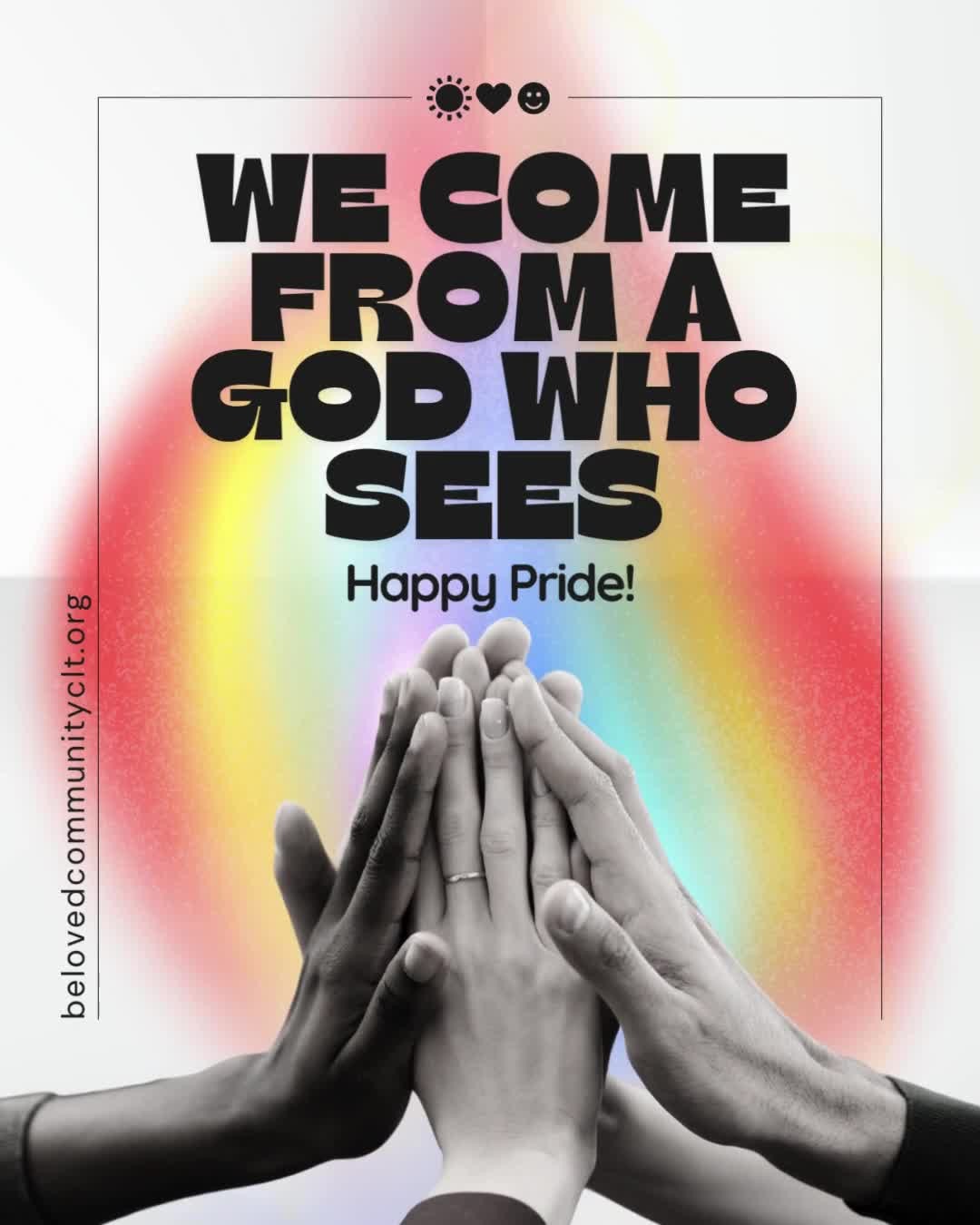 đ⨠Happy Pride! We Come From a God Who Sees â¨đ
As we celebrate #PrideMonth, we return to our origin storyânot the one Empire teaches us, but the one whispered in the poetry of Genesis. We come from a Creator who makes new things, queer things, wild things, wondrous things. A God who hovers and beholds, who sees and delights in all of creationâ especially queer and trans bodies, sacred diversity, and nonbinary beauty.
We come from a God who is gender-fullâspoken of as One, as male, female, wind, fire, many, she, he, they, them, rock, water, Mother, Father, Spirit, Wisdom, the Alpha and Omega, the beginning and the end. A God who does not conform, but expands. To be made in that image is to be wonderfully, purposefully different. It is to belong.
This month, we celebrate the LGBTQIA+ community and the divine origin stories that cannot be erased. We recommit to living out our wild and Holy identities in the fleshârooted in joy, resistance, love, and liberation.
We are good.
We are seen.
We are sacred.
We are pride.
#BelovedCommunityCharlotte #CLT #RootedandRadical