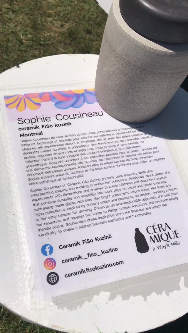 Working with fire means learning to navigate its moods.
In trying to run multiple kilns at once… new problems showed up. Power issues, delays, and a few surprises along the way.
To top it off, some glazes decided to be particularly temperamental.
I ended up setting up my table yesterday morning — a bit after the exhibition opened. But in the end, it led to some lovely, unplanned encounters and a chance to share the messy, real side of the work I do.
Il n’y a que quelques pièces pour l’instant, mais d’autres sortiront du four d’ici la fin de la semaine, tout juste à temps pour la fin de semaine prochaine.
Merci pour votre patience, vos encouragements et votre accueil bienveillant, même quand tout ne se passe pas comme prévu.
#ceramiclife #ceramiquedecreation #glazewoes #céramiquemontréal #handmadeceramics
#artisanatlocal #clayjourney #ceramistequebec #glazetest #petitesséries
#slowcraft #faitmainauquebec #ceramicartist #montrealceramics #metiersdart
#craftshowlife #ceramiquecontemporaine #coupdefour #potteryprocess #expo1001pots #viedeceramiste
#verdun #villeemard #sudouestmontreal