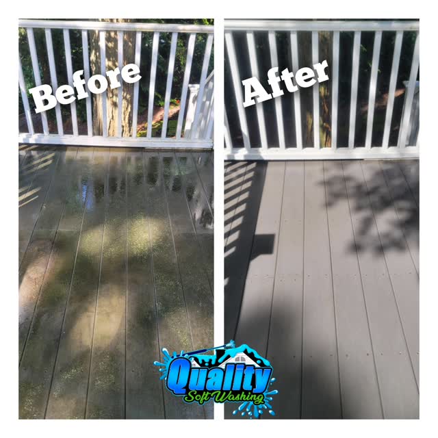 π₯ Deck Cleaning in Woonsocket During the Heat Wave! π₯
Quality Soft Washing was in Woonsocket, RI today cleaning up this composite deckβright in the middle of a summer heat wave! βοΈπ₯΅
Despite the high temps, we powered through and removed all the organic growth to bring this deck back to life. Itβs looking fresh, clean, and ready for the season! πͺβ¨
If your deck needs a refresh, give us a call or text at π± (401) 903-9274 for a free quote!
#WoonsocketRI #CompositeDeckCleaning #SoftWashing #DeckRefresh #RhodeIslandCleaning #QualitySoftWashing #BeforeAndAfter #SummerCleanUp #HeatWaveHustle