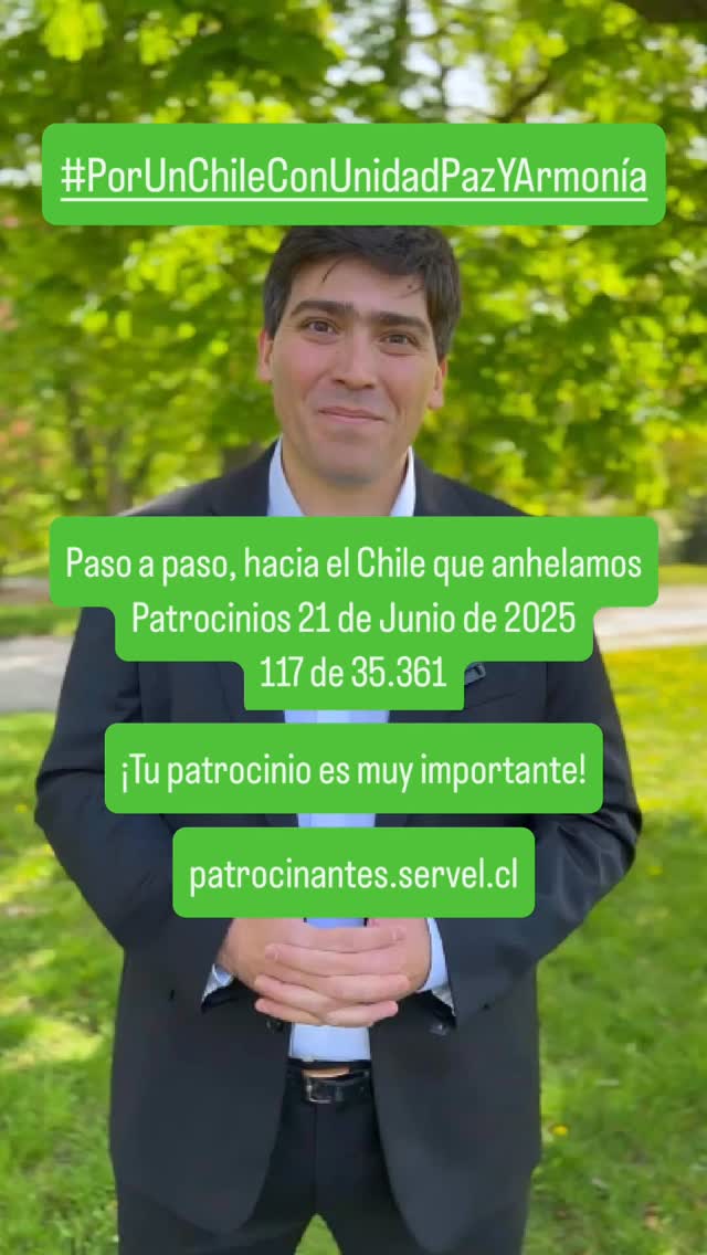 ¡Hola! Comparto patrocinios actualizados a la fecha. ¡Tu patrocinio es muy importante! #porunchileconunidadpazyarmonía #yoapoyoalpatovalenzuela