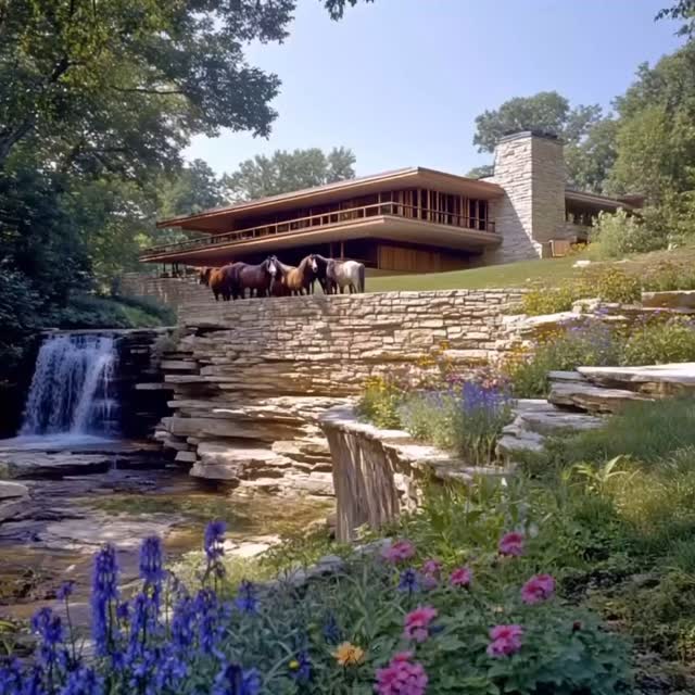 Another stunning design from
@equine_residences !
Where architecture and soul become one. A place where the spirit of the horse is as free as the flowing water.
💥🐎This is more than a stable — it’s a sanctuary sculpted into the landscape, inspired by the timeless vision of Frank Lloyd Wright’s Fallingwater. Cascading terraces, natural stone, and the soft murmur of water create a haven where our horses live as nature intended — calm, connected, and truly at home.
Every beam, every breeze, every step underfoot is part of a greater rhythm — one that honors both beauty and belonging.
••THESE IMAGES ARE AI••
#FallingwaterInspired #EquestrianArchitecture #FrankLloydWrightDesign #LuxuryStables #ArchitecturalElegance #HorsesInHarmony #DesignWithNature #ModernTradition #EquineSanctuary #HorseHaven #OrganicArchitecture #StableDesign #LuxuryEquestrian #TimelessDesign #HorsesOfInstagram #BespokeBarn #NatureAndDesign #HorseLifestyle #WellnessForHorses #equestrian_residences @equestrian_residences