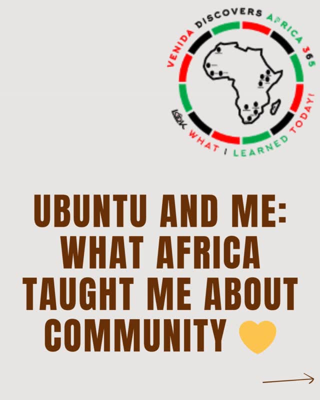 "Ubuntu and Me:
What Africa Taught Me About Community 💛
From volunteering with groups with Albinism in Zimbabwe, to preparing food with youngsters for a two-day retreat in Liberia.
I’ve witnessed the quiet power of Ubuntu:
- in action,
- generosity without expectation,
- care without condition.
These moments reminded me that we rise highest when we lift each other.
What does community mean to you?
Ubuntu = "I am because we are"