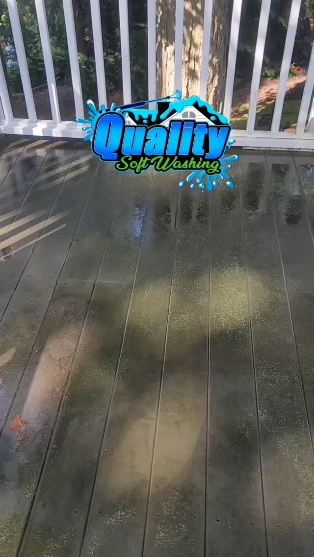 From Green to Clean! 💚➡️✨
Check out this composite deck transformation by Quality Soft Washing in action! This deck was covered in green organic growth — now it looks BRAND NEW again. 🙌
If your deck needs some love, call or text us at (401) 903-9274 for a free quote!
📍 Serving Northern RI & Southern MA
✅ Fully insured | ⭐⭐⭐⭐⭐ Google rated
#DeckCleaning #SoftWashing #BeforeAndAfter #CompositeDeck #RhodeIslandHomes #MassachusettsHomes #ExteriorCleaning #GreenToClean #QualitySoftWashing