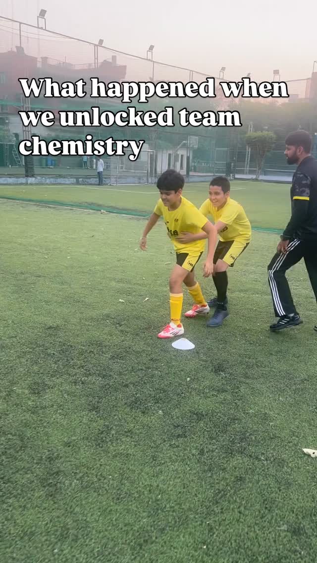 When we play consistently together we start to unlock team chemistry, where start understanding each other and the game at an instinctive level. This exponentially accelerates growth!
#footballtraining