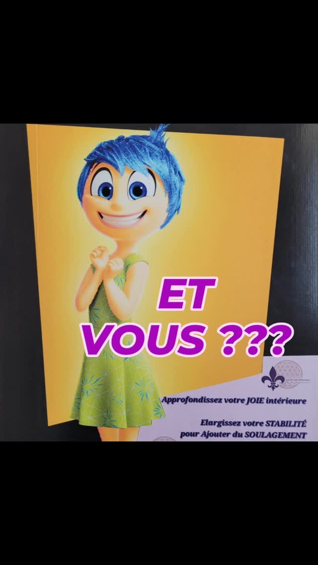 On remplace tout par une JOIE immense ?