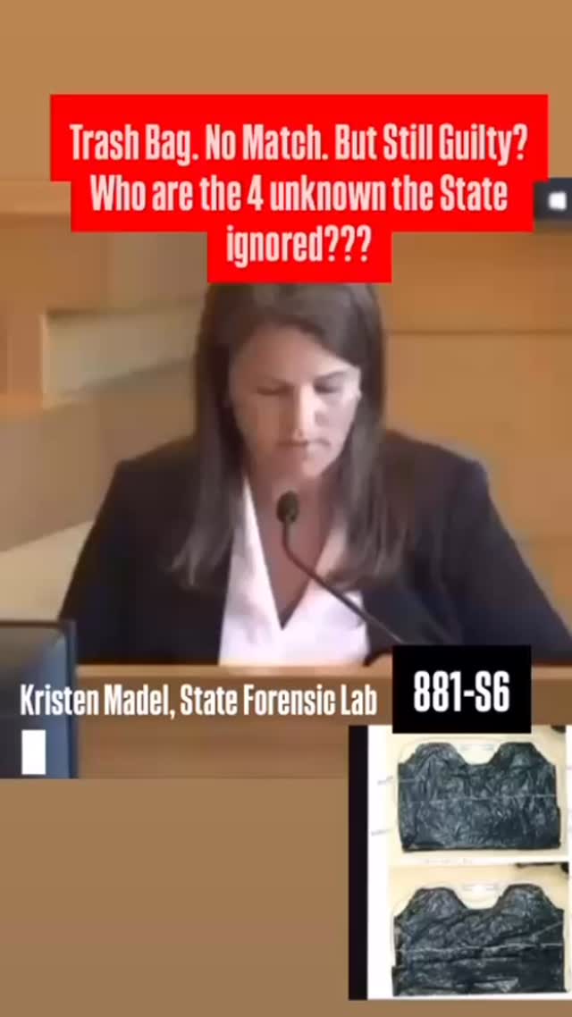 For those still choosing to ignore the facts, here it is:
Michelle Troconis’ DNA was NOT found in the trash bag.
It was labeled “inconclusive”, meaning she was eliminated as a contributor.
Her DNA wasn’t there.
So why did the State push this lie?
Why did they ignore the 4 unknown contributors?
Why are they hiding evidence instead of seeking truth?
Michelle is in prison for a crime she didn’t commit, and the facts prove it.
#JusticeForMichelleTroconis #WrongfullyConvicted #TrashBagLie #DNADoesntLie #SetTheRecordStraight #TruthMatters #TheStateKnew #freemichi✊🏼 #MichelleTroconisIsInnocent #JusticeforMichelle #WrongfulConviction #michelletroconis #michelletroconisisinnocent #freemichi✊🏼 #wrongfullyconvicted #truthmatters #connecticut #newcanaan #ctstatepolice #ctpolice #stamfordcourt @govnedlamont
