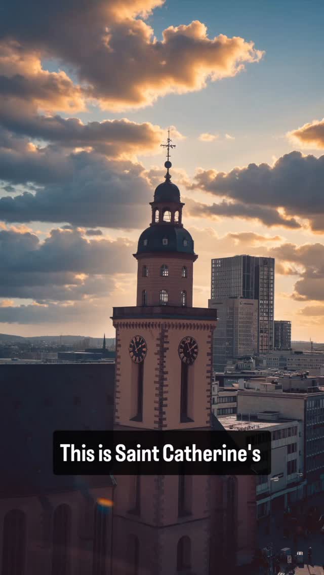 Saint Katarina Church - An Inspiration for Goethe's Faust #goethe #faust #frankfurt