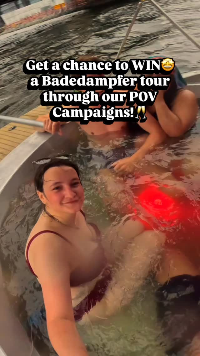 POV Campaign Alert!!😍❤️‼️
We’re especially looking for creators and influencer-style applicants who know how to tell a story, hype a moment, and bring the heat on camera!
Let us feature YOU?😍
On Berlin’s hottest boat — literally. Lights, camera, hot tub!
Have you already applied? Link in Bio🔗
#campaignalert #povcampaign #wellnessonwater #thefloatingboat
#FloatingFun #Badedampfer #BoatParty #BerlinNights #LuxuryExperience #SpaOnWater #SippinAndSoakin #floatingtub