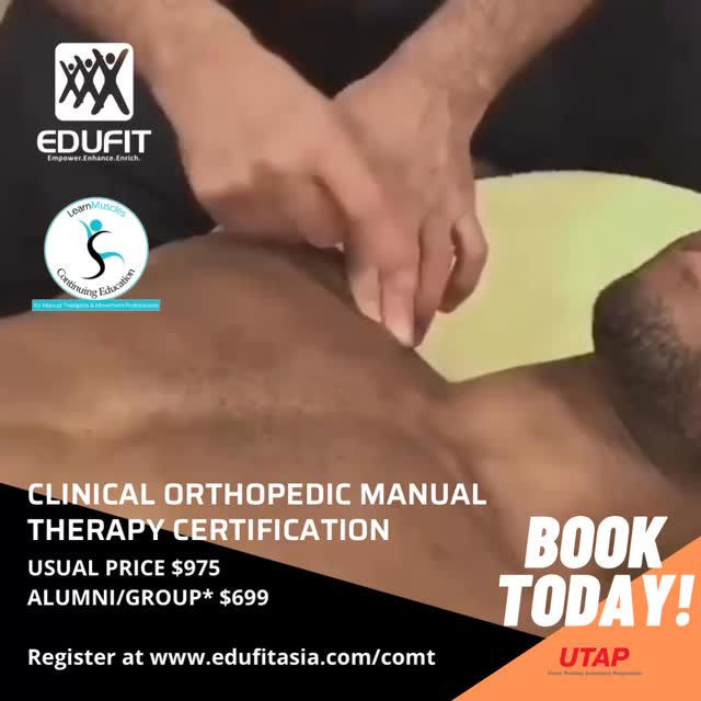 ๐ฃ HELLO HELLO, MANUAL THERAPY LOVERS! ๐
This is your chance to learn from one of the BEST in the field โ the legendary Dr. Joseph Muscolino @drjoemuscolino is coming to town! ๐ธ๐ฌ๐ฅ
๐ Clinical Orthopedic Manual Therapy (COMT) Courses
๐ 30 Aug โ 2 Sep 2025
Whether youโre a therapist, bodyworker, or educator โ this course is a game changer. Come refine your skills and deepen your clinical knowledge with a world-class mentor. ๐ง ๐โจ
๐ฌ DM us to join as a group and enjoy special rates!
๐ Alumni? Let us know and weโll get you the alumni fee too!
Letโs grow together and elevate the manual therapy profession ๐ช register at www.edufitasia.com/comt
See you there! ๐๐
#ManualTherapy #COMT #JosephMuscolino #EdufitAsia #TherapistLife #SGTherapists #ContinuingEducation #HandsOnSkills #ClinicalExcellence #singapore #singaporefitness #physiosingapore #chirosingapore #osteosingapore #manualtherapist
