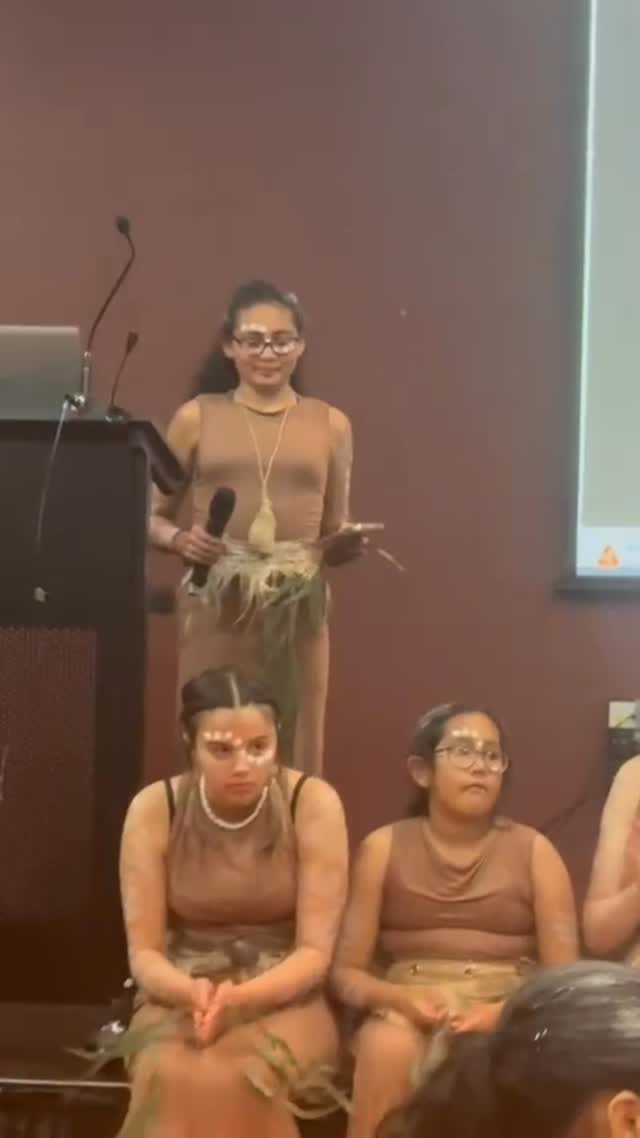 Mackenzie proudly introducing her sisters BoonWurrung Ngargee Dance Group @vicnaidoc 👏🏼 ✨
Video reads: Hi, my name is Mackenzie and I am a proud Torres Strait Islander and Yupungathi young woman who lives on the lands of the Kulin Nation.
I would like to acknowledge the traditional lands of the Wurundjeri that we are on today and pay respects to Elders, past, present, emerging and family and friends here this evening.
We are the BoonWurrung Ngargee dance group. Ngargee means ‘Ceremony’ in
the BoonWurrung langauge. Our dance group is a collective of Aboriginal and Torres Strait Islander young women under the cultural guidance of BoonWurrung Elder, N’arweet Carolyn Briggs and dance teachings of Thara Brown.
Tonight we are dancing the story of Balyang, the creator of woman and the protector of the waterways, Baraeemal, the Emu Dreaming and a rain dance.
Thank you to the VIC NAIDOC Committee and congrats to all the nominees here tonight!
