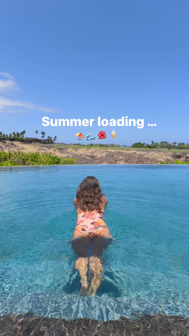 Sun, sand, surf, outdoor showers, tropical flavors⌠giving all the summer time vibes.