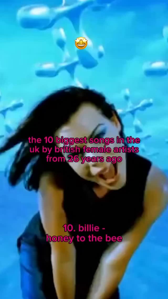 The 10 biggest songs in the UK by British 🇬🇧 female Artists in 1999 🎉