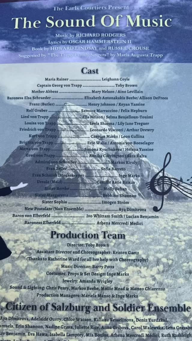 ✨ Last evening’s The Sound of Music was truly magical! Women in the audience were deeply moved by the incredible performances on stage — every note, every scene, every emotion left a lasting impression. The props and costumes added so much charm, and the timeless lyrics still echo in our hearts. We keep hearing it’s the best yet, and that fuels our passion to keep reaching higher. Thank you for the love and encouragement! Thank you @tlcestateagents 💫🎶 #TheSoundOfMusic #MagicalEvening #Gratitude #OnStageMagic