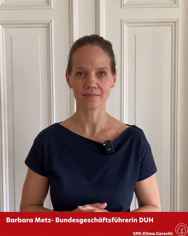 Klimaschutz braucht politischen Mut. 🌍
Die Geschäftsführerin der DUH, Barbara Metz, unterstützt SPD.Klima.Gerecht– weil soziale Gerechtigkeit und ökologischer Wandel zusammengehören.
🌱 Klimaschutz als Pflichtaufgabe.
🛠 Strukturen verändern, statt Probleme verwalten.
💬 Verantwortung übernehmen – in der Partei und in der Regierung.
Für eine SPD, die das Morgen mitdenkt. Für eine Politik, die den Wandel wagt.