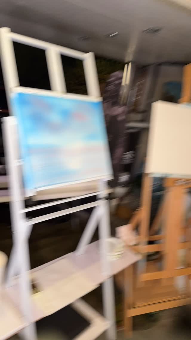 16x20 Oil on Canvas. It felt good to paint again tonight. It’s been a while. I had a blast @maplevalleyfarmersmarket today and can’t thank them enough for everything today! Also thanks to everyone who stopped by to say hello! I’m so flattered people want to put my art in their homes. #bobross #oilpainting #happypainter #fyp #timelapse #feelingood #landscape #happytrees