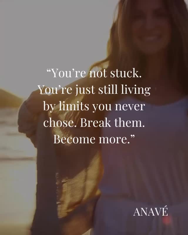 “You’re not stuck. You’re just still living by limits you never chose.”
Read that again.
Becoming more starts the moment you stop agreeing with limits that were never yours.
If you’re done playing small, Subscribe to Anavé
Link in bio Or Comment ‘MAG’
#anavewoman