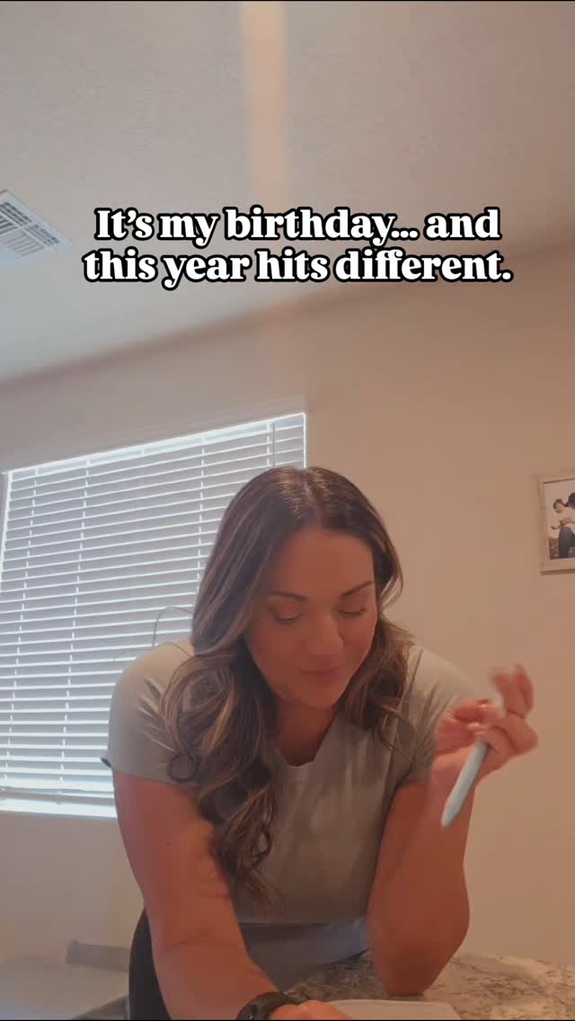 This year isn’t about doing more.
It’s about becoming more aligned, more present, and more obedient.
💗 Baptized and made new.
🏃♀️ In love with my health journey!
📚 Choosing homeschool with confidence and purpose.
🧡 Focused on a strong partnership where we build each other up.
Here’s to 38! More aligned. More grateful. Becoming the woman God called me to be.
#birthdaywish #30something #blessed #cheerstoanotheryear #birthdaygirl