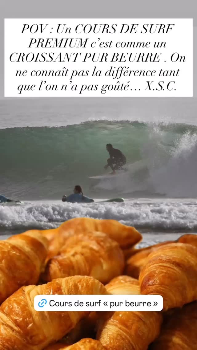 🇫🇷🥐: Croissant pur beurre vs cours de surf premium 🤙 Il n’y a pas de niveau pour essayer ! Link in bio 🔗
#xirimirisurf #surf #premiumsurfclasses #surfschool #surfcoaching #bidart #paysbasque #france #pov