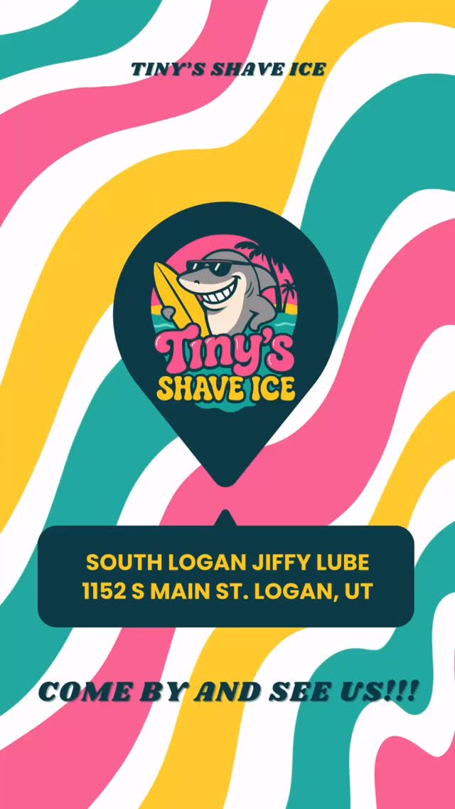 🚨 NEW LOCATION ALERT! 🚨
Tiny’s Shave Ice has a new home—right next to Jiffy Lube in South Logan! 🍧🦈
More flavors, more fun, and more brain freezes—closer to you!
Come grab your favorite combo (don’t forget the gummy shark 😉) and chill with us at our newest spot.
📍 South Logan — Next to Jiffy Lube
💙 See you there, Shark Squad!
#TinysShaveIce #NewLocationWhoDis #SouthLoganEats #GummySharkIncluded #BrainFreezeZone #ShaveIceSeason #loganutaheats #loganutah #providenceutah #shaveicevibes #supportlocal #loganutevents