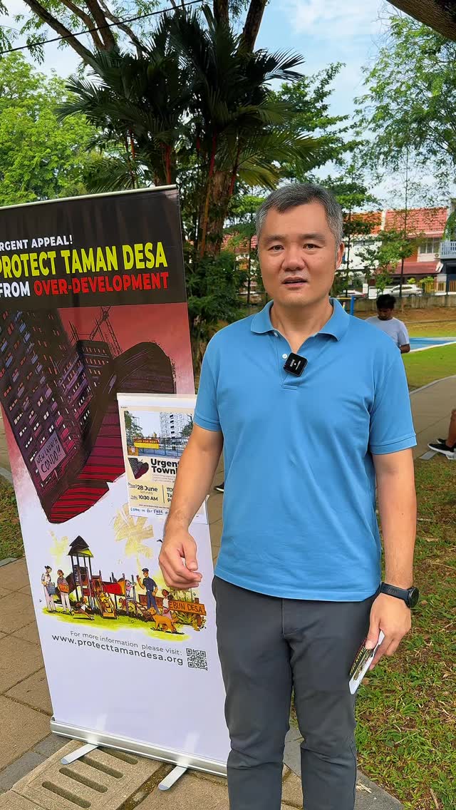 Did you know? Taman Desa has already lost 3 public lands, now theyโre taking the 4th and 5th away, namely our playground and police station land. What else will they take?
.
Please join us to stop overdevelopment in Taman Desa! Donate to our legal fund before the 28th of August to file a judicial review:
.
๐๐ฐ๐ฐ๐ผ๐๐ป๐ ๐ก๐ฎ๐บ๐ฒ: Thomas Philip (Client Account)
๐๐ฐ๐ฐ๐ผ๐๐ป๐ ๐ก๐ผ: 5147 2130 0757 (Maybank)
๐ฃ๐ฎ๐๐บ๐ฒ๐ป๐ ๐ฅ๐ฒ๐ณ: Protect Taman Desa
๐ฃ๐ฎ๐๐บ๐ฒ๐ป๐ ๐๐ฒ๐๐ฎ๐ถ๐น: Your name (optional)
.
Video credit: @dishenkumar
.
#ProtectTamanDesa #TamanDesa #KualaLumpur #GreenSpaceMatters #ProtectPublicLand #tamandesaplayground