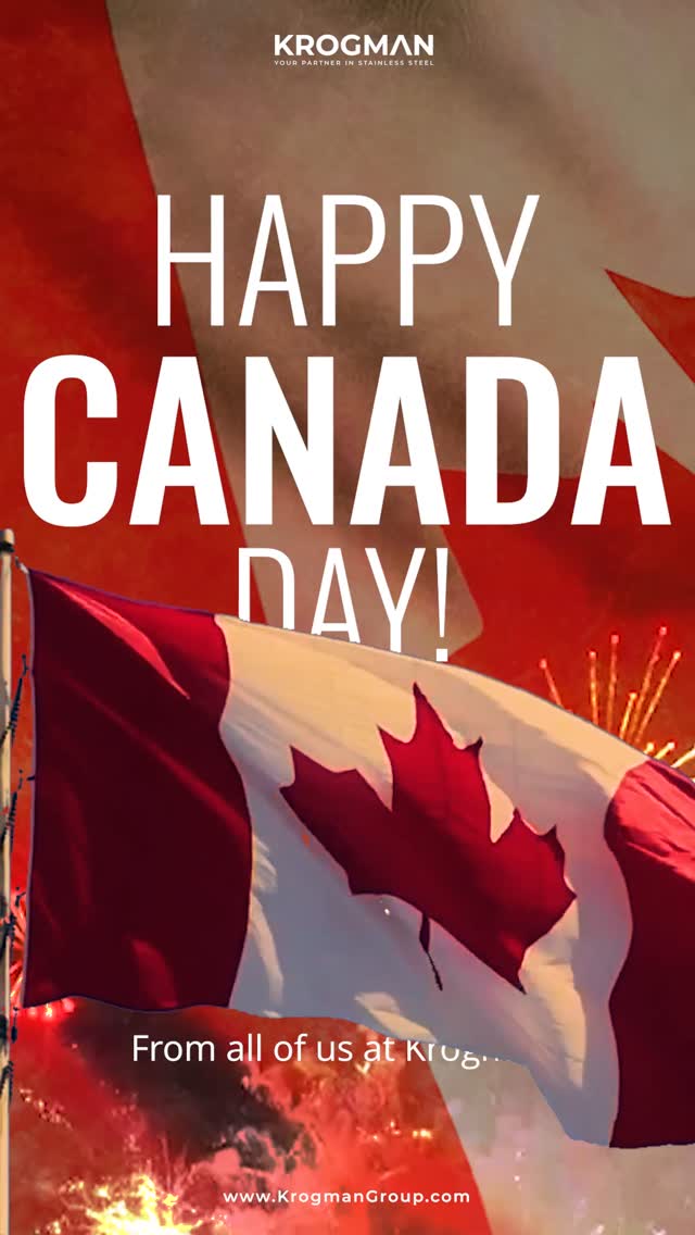 This Canada Day, we celebrate the strength that builds our nation, and the stainless steel that helps shape its future. 🇨🇦
Happy Canada Day from all of us at Krogman! 🍁
#KrogmanNorthAmerica #CanadaDayCelebration