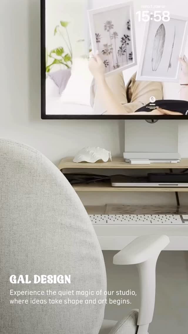 Clean lines. Soft light. A space where art quietly unfolds. 🐚💫
Welcome to the heart of Gal Design.