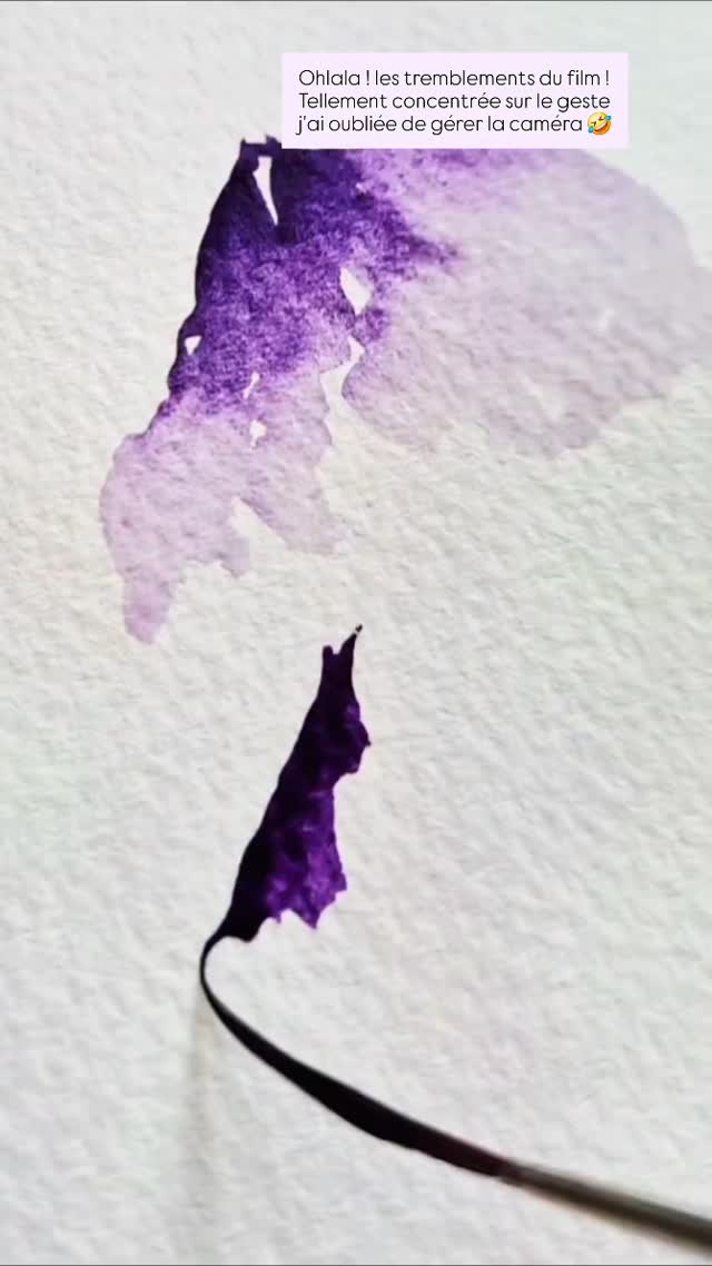 Moment partagé : peindre le geste du pétale.
Pas de croquis, pas de détail. Juste le mouvement du pinceau pour faire naître la fleur.
🎥 La vidéo tremble un peu – désolée, pas de trépied ce jour-là, juste une main et beaucoup de concentration sur l’aquarelle.
🙃🥵😆
.
.
.
.
.
.
.
.
.
.
#aquarelle
#aquarellebotanique
#aquarelle #pétales #fleur #gestedupinceau #peinturegestuelle #watercolorprocess#peintureaquarelle