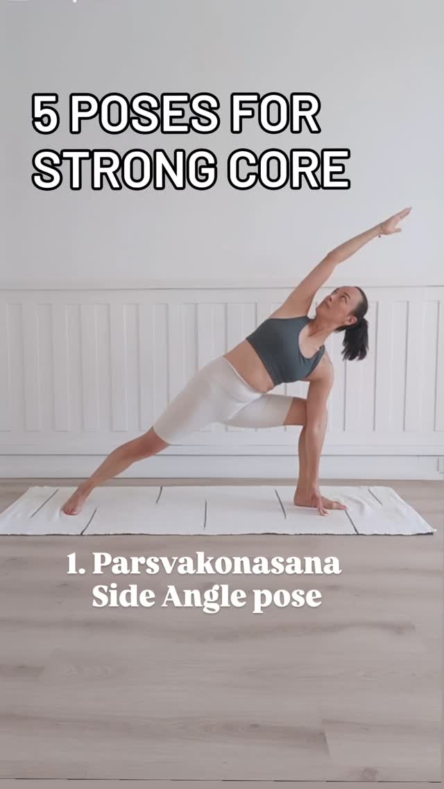 🔥 5 Poses to build core strength 🔥
Looking to build a stronger core without endless crunches? These yoga poses will help you feel grounded, stable and powerful 💪 Start easy and enjoy the burn !
1️⃣ Parsvakonasana / Side Angle pose
A supported way to activate your side body and core with the help of your legs.
2️⃣ Utkatasana / Chair Pose
Fire up your thighs and belly with this low, steady burner.
3️⃣ High Plank, Low Plank & Side Plank
Strengthen your core, arms and shoulders from all angles. Side Plank adds an extra challenge for your obliques and balance!
4️⃣ Chaturanga Dandasana
Control your descent and activate your whole core to stay stable.
5️⃣ Navasana / Boat Pose “ultimate”
Builds deep strength and helps improve balance and focus.
✨ Bonus: Bhujangasana / Cobra Pose
Stretch your belly and soften your breath after all the effort !