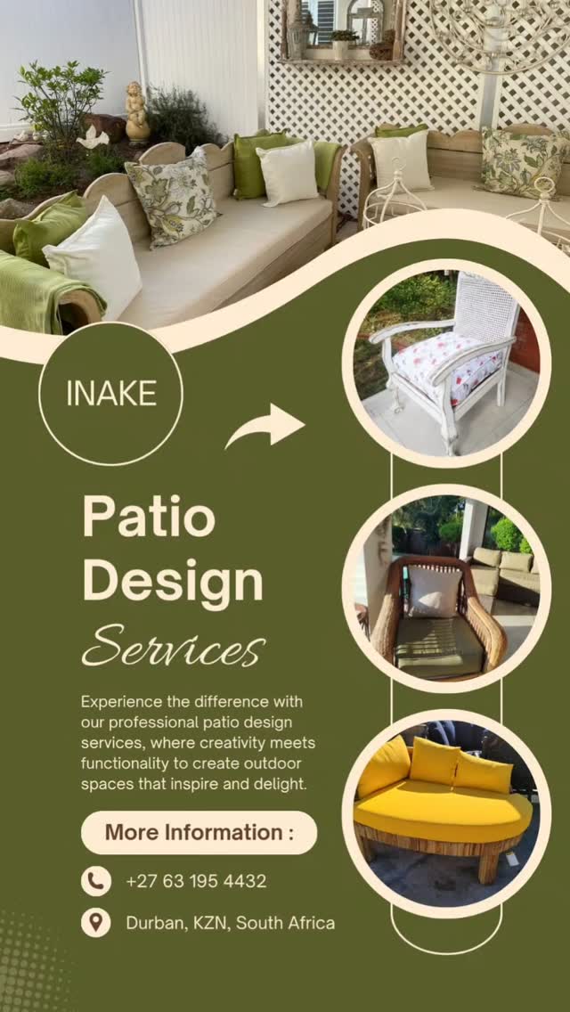 Transform your outdoor space with stylish, weather-resistant cushions & furniture! 🌿☀️ Durable, comfy, and perfect for relaxing or entertaining. Shop now for your dream patio! #OutdoorLiving #PatioGoals