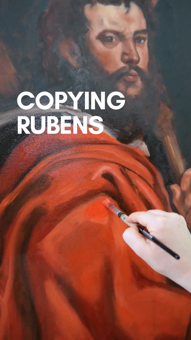 Copying Rubens — St. Jakobus (work in progress)
There’s something timeless about Rubens' portraits — the drama, the warmth, the bold brushwork.
I love the atmosphere of this painting, the bright red of the coat, and especially the strong, expressive hands.
This is just the beginning — follow along for more classical portrait paintings.
🎨 Want to commission your own portrait? Feel free to reach out!
#Rubens #ClassicalPortrait #Mastercopy #OilPainting #PortraitArtist #AtelierArt #StJakobus #BaroqueArt #commissionportraits