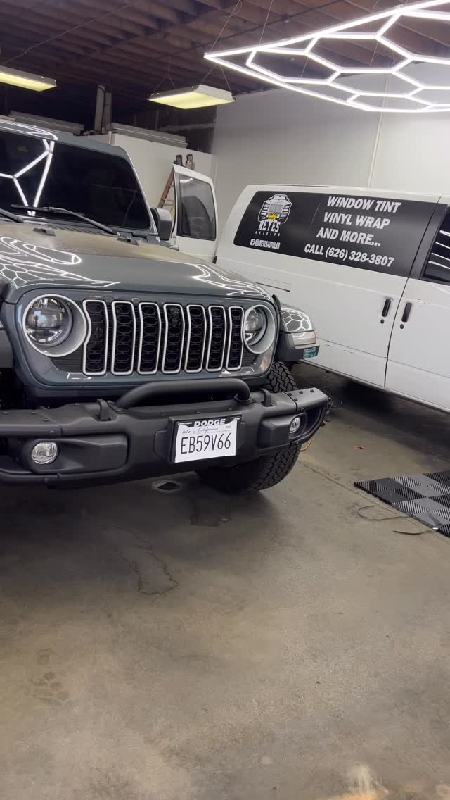🗓️Book your Window Tint appointment with us today
🛡️When you want privacy and protection from the sun Window Tint is the one! 😎☀️
💥2025 Jeep Wrangler
🛡️Completed in Carbon Ceramic
✅20% All Around
✅20% Front Windshield
🥇We Specialize In All Makes And Models
☎️Call ,Text Or Dm Us to schedule Your Window Tint Or Paint Protection Film Appointment !
(626)328-3807
#fyp #explore #explorepage #fypシ #teslamodel3 #teslamodels #mercedesbenz #benz #cybertruck