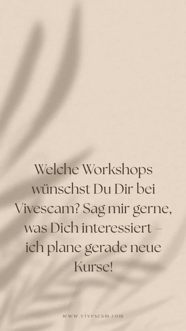 ✨ Deine Meinung zählt! ✨
Ich plane gerade neue Workshops bei Vivescam – und jetzt bist Du dran:
👉 Welche Themen oder Ideen wünschst Du Dir?
Ob Schmuck, Edelsteine, Selfcare, kreative Auszeiten … schreib mir Deine Wünsche und inspiriere mich!
💌 Antworte direkt hier in den Kommentaren oder per DM – ich freu mich auf Deine Ideen.
#vivescam #workshops #edelsteinschmuck #selfcaretime #kreativzeit