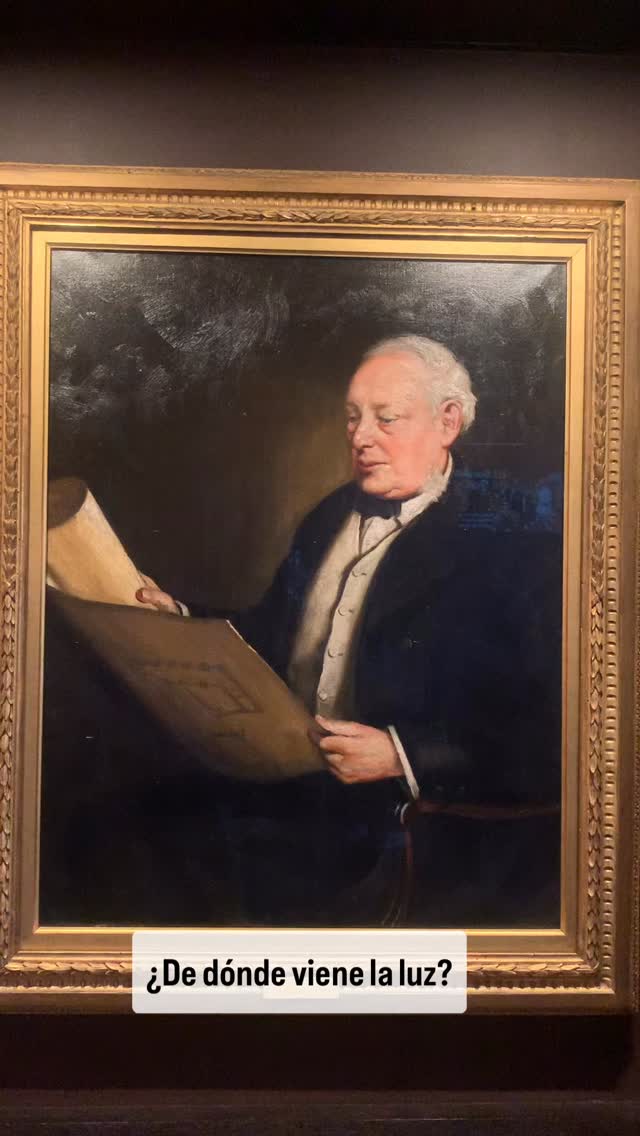 En Leighton House, portrait of George Altchison, por René le Brun, 1909
