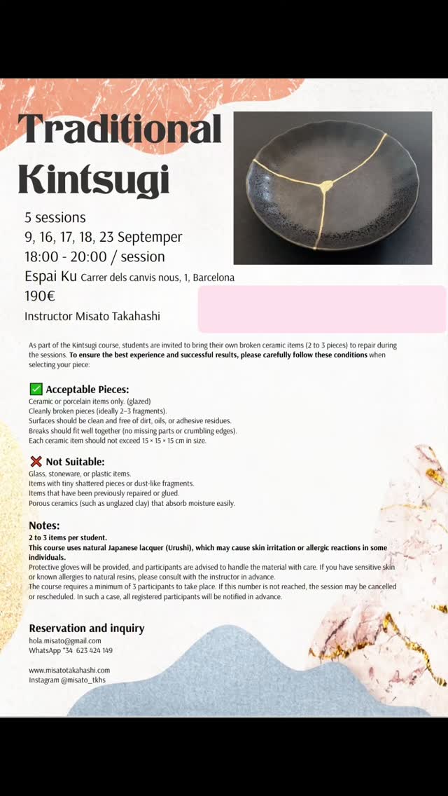 #realkintsugi #kintsugi #kintsugiworkshop
More info DM to Misato Takahashi please
