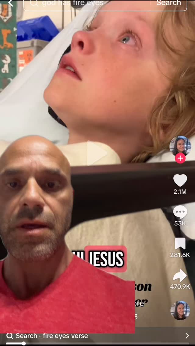 Watch the video in its entirety. This will bring you to tears. God is good. God is real. š
https://vm.tiktok.com/ZMSpD7q9q/
#Jesus #Miracle #FireEyes #PraiseGod