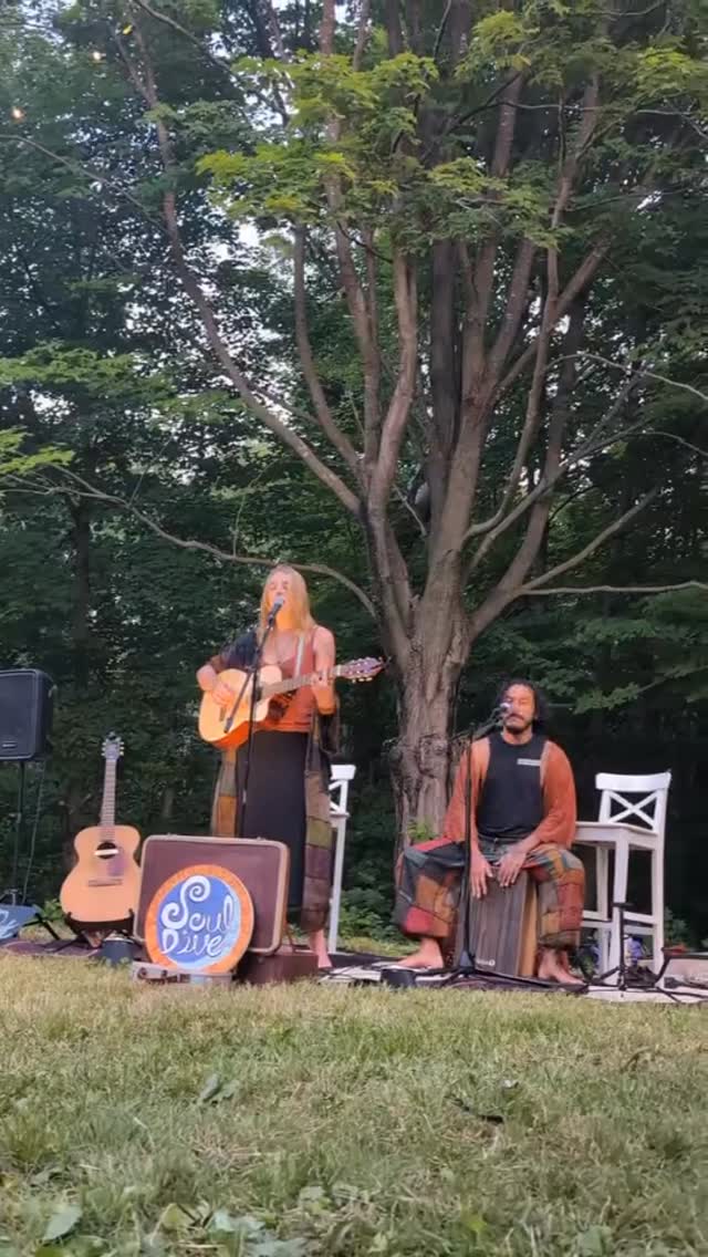 An amazing night @gaiaorganicseeds !! Thank you to everyone who was there, we love playing amongst the trees and flowers!