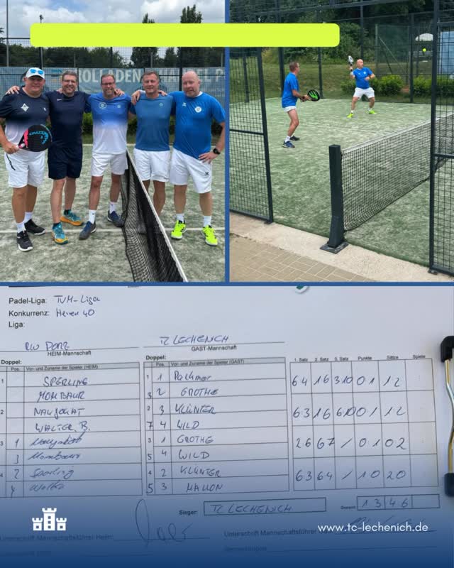 1. Spieltag der Herren 40 in der TVM-Liga Mittelrhein in und gegen RW Porz: Mit einem 3:1 Sieg in die Saison 2025 gestartet 💥
Unser Team heute war eine super Spielergemeinschaft aus TCL und @tcbw.tuernich Spielern. Wir konnten zweimal nach Satzrückstand jeweils 6:1 und im CT gewinnen 💪🏼
In der kommenden Woche geht es dann aller Voraussicht nach mit dem Platz-Bau bei uns in Lechenich weiter. Dann können wir ganz bald Padel-Gastmannschaften auch bei uns empfangen!
Side-Fact: Die Padel-Nationalmannschaft rund um verschiedene Spieler aus dem Kölner Raum hat sich ebenfalls super geschlagen heute! Sie konnten sich gegen Polen behaupten und sind damit unter den „Final 8“ des #FIPEuroPadelCup2025 in Madrid! @padelfip