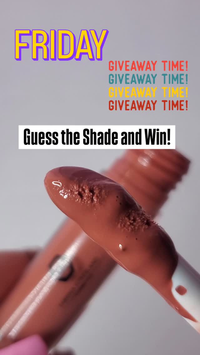 It's Giveaway Friday.
FIRST PERSON TO GUESS THE SHADE IN THE COMMENT BELOW GETS A COUPON FOR 30% OFF ANY LIP PRODUCT.
MUST LIVE IN 🇺🇸.