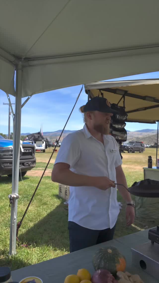 Behind the scenes with OC at the @xoverlandranch Big Thing!!
We were honored to provide overland cookery training to guests at the Ranch, plus a signed cookbook giveaway!
We couldn’t be happier with how well curated this event was, in a world of massive trade shows the @xoverland team pulled off an incredibly experiential learning experience for all, bravo guys!!
Can’t wait for next year, who’s down for hands-on classes where you cook new recipes alongside us?!
#overlanding #camping #privatechef #adventure