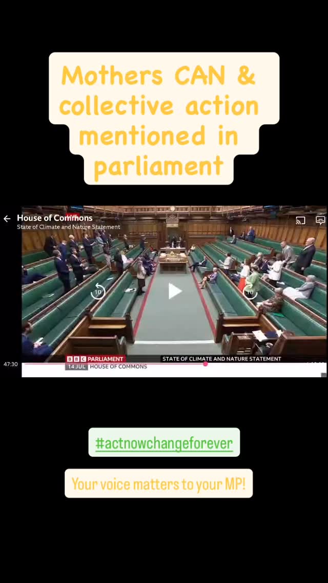 Your voice matters to your MP.
🏆 We’re celebrating a milestone for Mothers CAN this week with a mention in parliament! In Monday’s House of Commons climate debate, Tulip Siddiq MP mentioned the brilliant mums from our network, The Climate Coalition, Our Grand Children’s Climate and others she met at the ‘Act Now, Change Forever’ Mass Lobby. She used the mums’ stories to call on Ed Miliband to tackle climate misinformation and show bold climate leadership from the UK in global forums.
👭 But there’s a long way to go. Despite thousands of people taking part in the lobby, some MPs didn’t bother to show up to meetings they’d promised, and the climate debate was poorly attended. The next lobby in September is a chance to meet your MP in your community, on your terms, and tell them to act.
📞What do you think? Did you meet with your MP at the Mass Lobby and have any good conversations? Will you take part in the Local Lobby in September? #actnowchangeforever