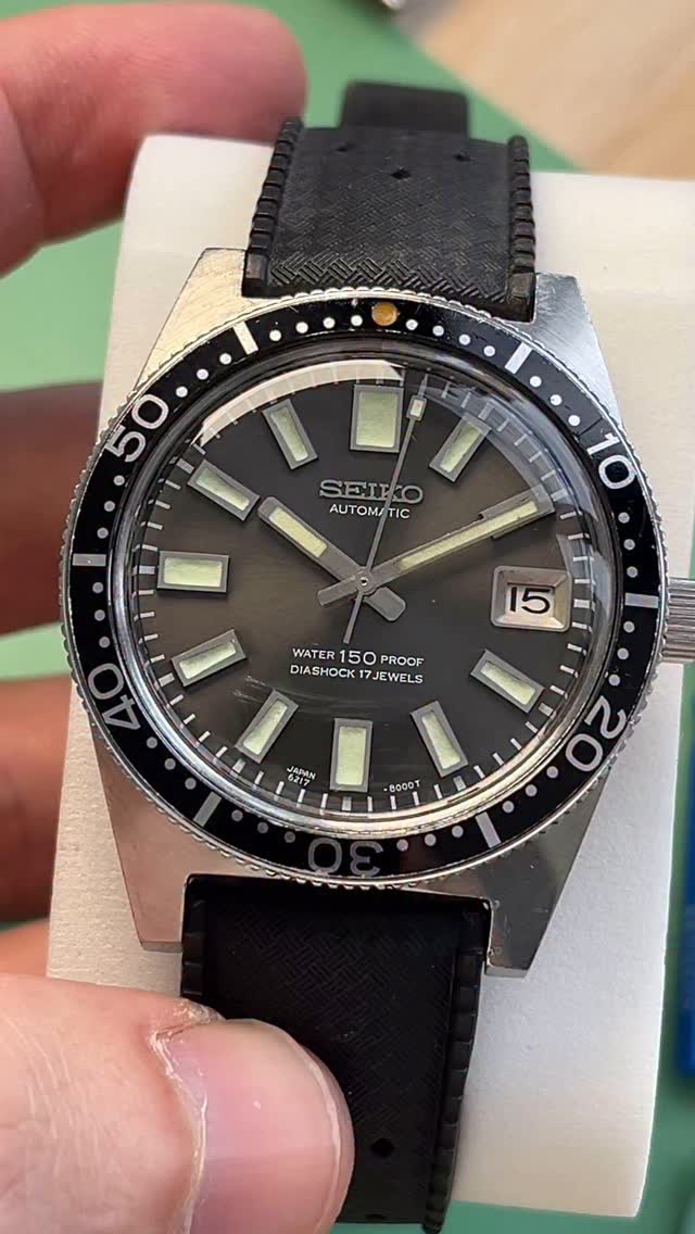 For sale. Out of an estimated 15 to 20 million Seiko dive watches made over the past 60 years, this one was there at the very start. A true piece of history.
This Seiko 6217-8000 “small crown” is only the 492nd Dive Watch Seiko made. Produced in April 1965 the very first month of production. For collectors of vintage Seiko or historic tool watches, this is a once in a lifetime piece, and a true “grail” by any measure.
Now available on our website.
#watchforsale #Seiko6217 #62MAS #SeikoDiver #VintageSeiko #SeikoHistory #DiveWatch #JapaneseWatchmaking #SeikoCollector #TempoPrima #CollectableVintageWatches #SeikoFirstDiver #SeikoSmallCrown #Seiko1965 #WatchCollectors #RareSeiko #ToolWatch #VintageWatchCollecting #WatchesForSale #SeikoHeritage