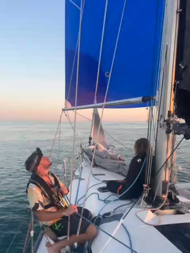 Offshore racing is a never-ending reel of sunsets, sunrises, and unforgettable memories. 🌅⛵
Join us this September for RORC’s Race to Cherbourg — it’s likely to be a little livelier than St. Malo, so if you’re up for the challenge, we want you onboard.
Head to our website or get in touch directly at: sailinghound@outlook.com
#OffshoreRacing #RORC #RaceToCherbourg #SailingLife #Elan410 #MadDash #CowesWeek #SunsetsAtSea #AdventureAwaits #SailWithUs #UKSailing #SailingChallenge #YachtRacing #LiveForTheSea