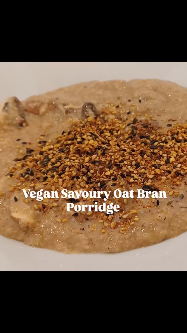 Have you ever had savoury porridge in the morning?
I cooked a delicious vegan oat bran porridge this morning. 🥣
Strangely enough, I found myself craving for porridge. Although oats are one of my top foods that I recommend to my clients due to their beneficial effect on blood sugar balanceing for most people, I don't eat it myself every day. As a matter of fact, I rarely eat the same breakfast on repeat!
The recipe for this delicious oat bran porridge:
1/4 cup oat bran
1/2 cup water or plant milk
5 chestnut mushrooms -stalk removed, cut in quarters
1/2 tbsp red miso paste
1 tbsp Almond butter
1/2 tbsp Shichimi Togarashi to serve
Put water, bran, and mushrooms in pan cook on gentle heat stirring till soft-10-12 minutes.
Off heat stir in miso paste and almond butter
Sprinkle with the garnish to serve.
Want to make it more protein rich?
💥 sprinkle with 1 tbsp hemp seeds
💥 add a tbsp of vegan protein powder
💥 serve with chopped up tofu 😍
Do you get cravings for foods that don't serve you well? Download my free "Crush Your Cravings Guide" link in my Bio ☝️
#cravinghealthyporridge #healthyveganoatbranporridge #savouryporridge #balancingbloodsugar #startyourdaywithsavouryfood