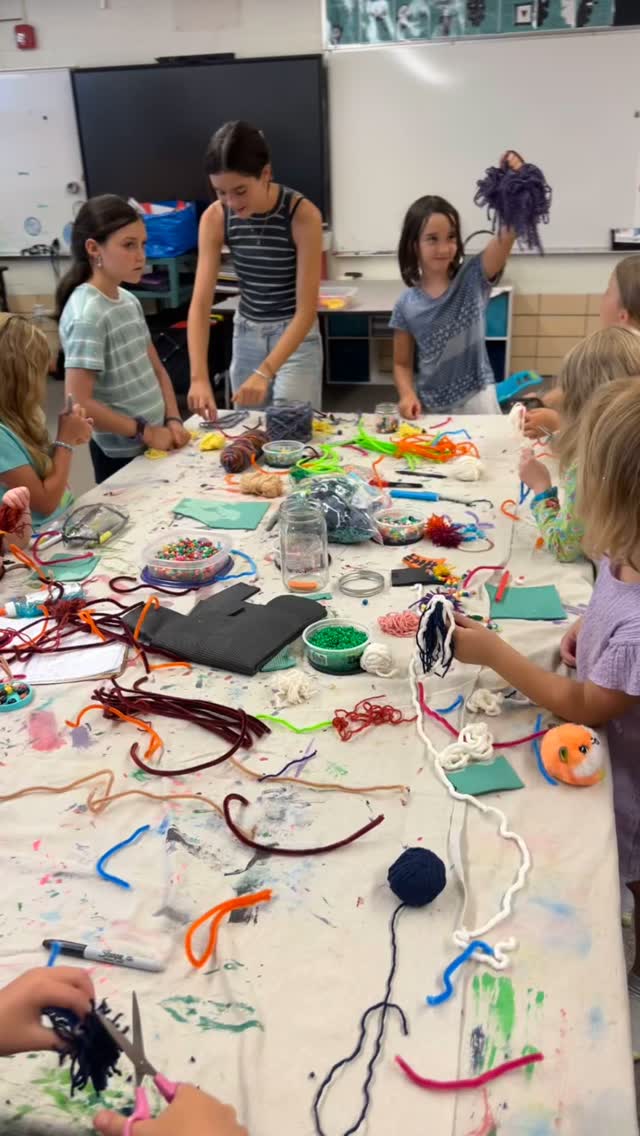We are more than halfway through our summer camps! 😢♥️ Here’s a fun reel from last week’s five day. Notice the bedazzled soda cans?!? Planting succulents (or other starts) in these up-cycled cans has been a newer craft this season. But we got a fun donation of jewels from a super fun family @sherrituggle, which made this the hit of the week! Of course, we got no pictures of the finished cans with plants. 🤣🤣
Oh!! And we have ONE last minute opening in this week’s three day craft market camp. Link in bio!