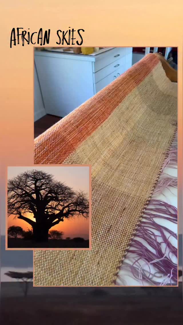 African skies; memories woven into my handmade blankets.
This beautiful blanket is one of a series; inspired by our journeys in #Tanzania last year.
This adventure with our family was particularly important for me, because I wasn’t sure how I was going to manage with my balance issues since my brain malfunctioned in 2023. Our boys reassured me they would help if I needed help walking; or assistance getting up if I face-planted; so with my family’s support and encouragement, I decided to just go for it and I was journeying again!!!! @idoamazingthings
Weaving these blankets is an expression of how grateful I am for my family and how amazing they were helping me; and how with their support, and through taking a leap of faith and being resilient, I DID actually manage and have the most wonderful experiences. The landscape was breathtaking. Seeing the animals in their habitats was humbling.
This trip to Africa was significant for me. Love to know in the comments below, what journeys you’ve had that when you look upon them in hindsight, were also significant to you.
DM if you are interested in purchasing any of my handwoven blankets.
No plastics used in my blankets.
Yarns used;
@lichenandlace Rustic Heather Sport from @tribeyarnslife
@treliz_colorispower Zeus 100% Merino
@labienaimee - Twist Nouveau 100% merino
@qingfibre HighTwist BFL from @stephen.and.penelope
@spincycleyarns Metamorphic
@theurbanpurl Lux Hi Twist Sock from @stephenandpenelope
@oystersandpurls 50%BFL/50% Gotland
@skeinqueen 4 Ply Fingering
@tintica.yarns 100% Spanish Merino Sport
@litlg 100% merino singles from @skeinsisters
@hedgehogfibres from @skeinsisters
#handweaving #handcrafted #uniquegiftideas #handwovenblanket #heirloomquality #keepsake #timelessgifts #travelafrica #safari #artisanmade