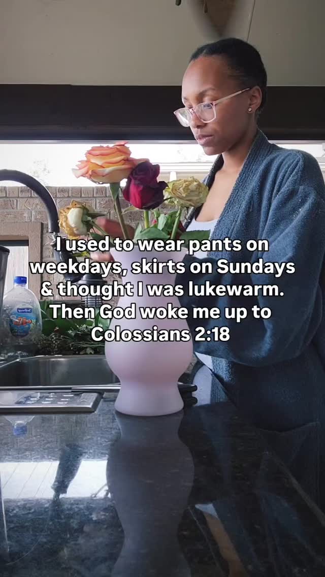 My story with modest fashion has a background of religious traditions that blurred my understanding of true salvation.
I thought I was lukewarm if I wore pants the rest of the week 😅 that is definitely not the meaning of being hot or cold.
Many women struggle with their conscience when they're raised to believe religious traditions are God's commands.
Modesty is a biblical command but not the traditional dress code your church might choose.
That's why I wrote the Modesty Playbook: A Biblical Blueprint to Modest Fashion. It will give you a brief rundown of God's heart for modesty and body image. It also addresses religious legalism.
I'll send the link to you if you comment! Don't worry, it's free.