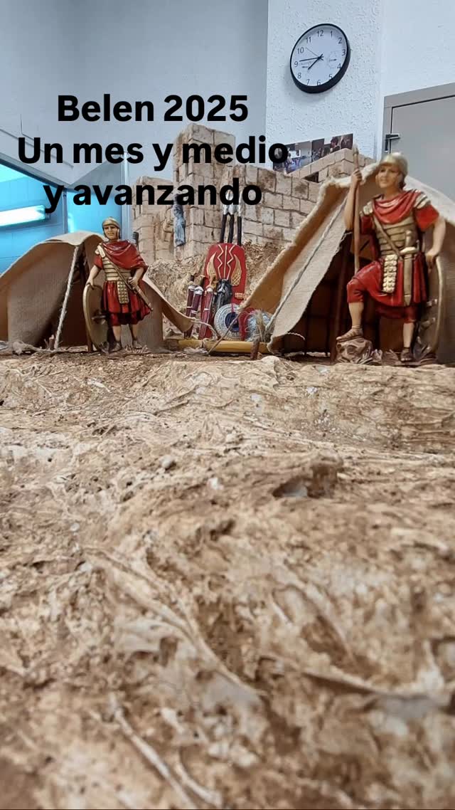 Belen Treball de Vida 2025 - un mes y medio avanzando