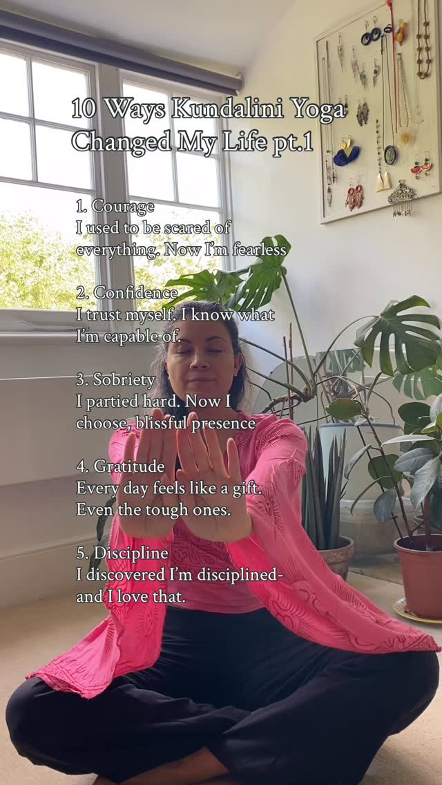 Kundalini Yoga cracked me open in the best way. 💫
Here are 10 ways it’s transformed my life. From fear to freedom, chaos to clarity.
Pt.2 coming soon…🪷
#kundaliniyoga #yogajourney #innerpeace #energyshift #kundaliniyogateacher