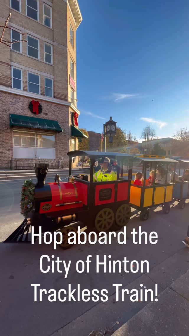 🚂 All Aboard the Trackless Train!
Thanks to the City of Hinton, kids and families can enjoy FREE Trackless Train rides during the WV State Water Festival!
📍 Boards every 15 minutes at 3rd Ave & Ballengee
Friday, July 18 – 5:00 PM to 7:30 PM
Saturday, July 19 – 9:00 AM to 11:00 AM & 1:00 PM to 2:00 PM
Looking for more fun things for the kids? 🎈
Bounce houses will also be available FREE during vendor hours:
Thursday – 4:00 PM to 8:00 PM
Friday – 12:00 PM to 8:00 PM
Saturday – 9:00 AM to 2:00 PM
It’s a weekend full of fun and it’s all free, thanks to the City of Hinton. Come downtown, bring the kids, and make some memories!
#WVWaterFestival #HintonWV #ExploreSummersCounty #FreeFamilyFun #CityofHinton #TracklessTrain #BounceHouseFun #VisitWV #AlmostHeaven